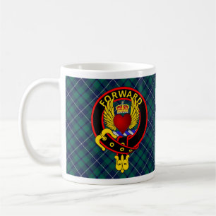 Café Taza coa alas coronada del escudo w/tartan de