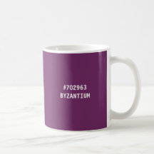 Taza código de color BYZANTIUM en hexadecimal