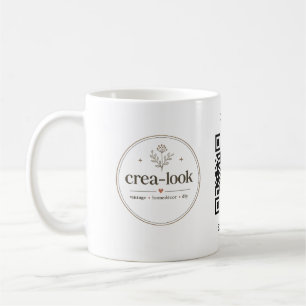 Café taza código qr de la empresa