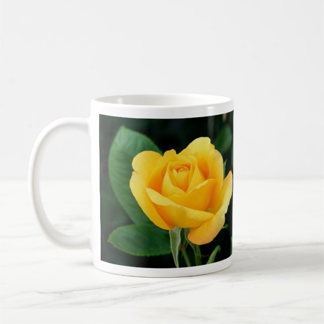 Café Taza color de rosa de oro 23 (Izquierda)
