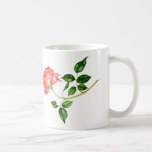 Café Taza color de rosa inglesa