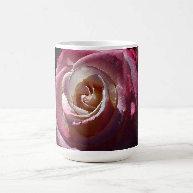 Café Taza color de rosa rosada (Centro)