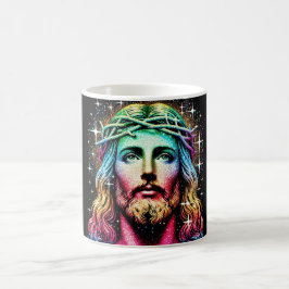Café Taza colorida de Jesús!