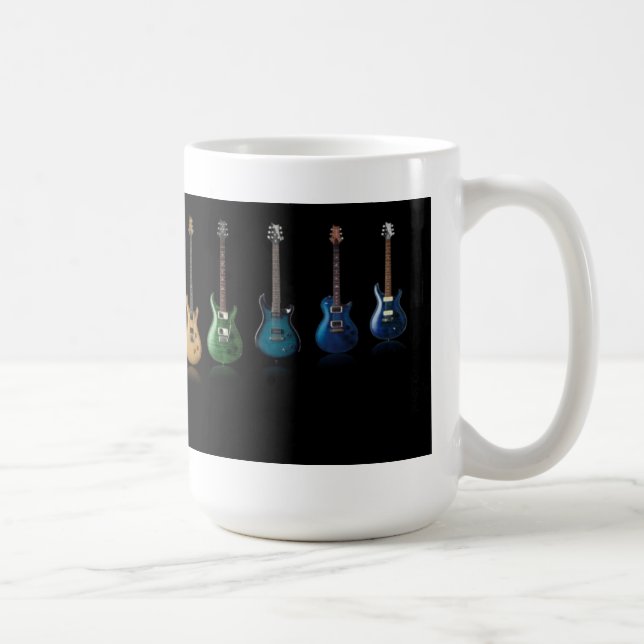 Café Taza colorida de la guitarra (Derecha)
