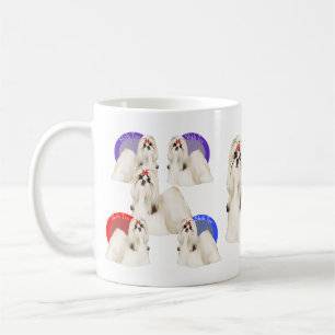 Café Taza colorida de Shih Tzu