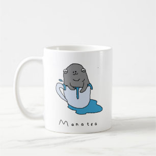 Café Taza cómica divertida del té de Manatea el  