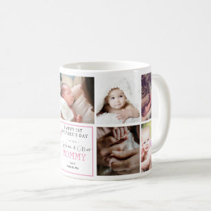 Café Taza con 9 fotos del mejor día de la madre