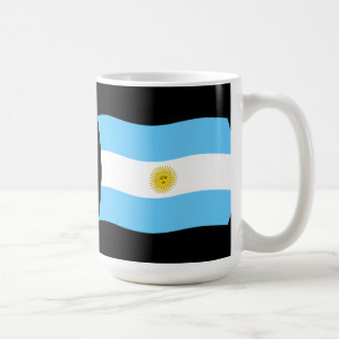 Café Taza con bandera de Argentina