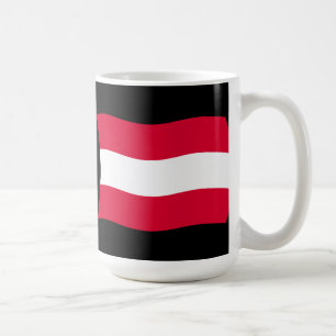 Café Taza con bandera de Austria