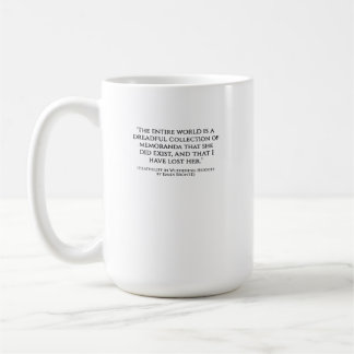 Café Taza con cita de Cumbres Borrascosas Heathcliff