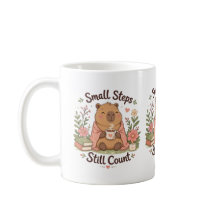 Taza con cita positiva de capibara lindo