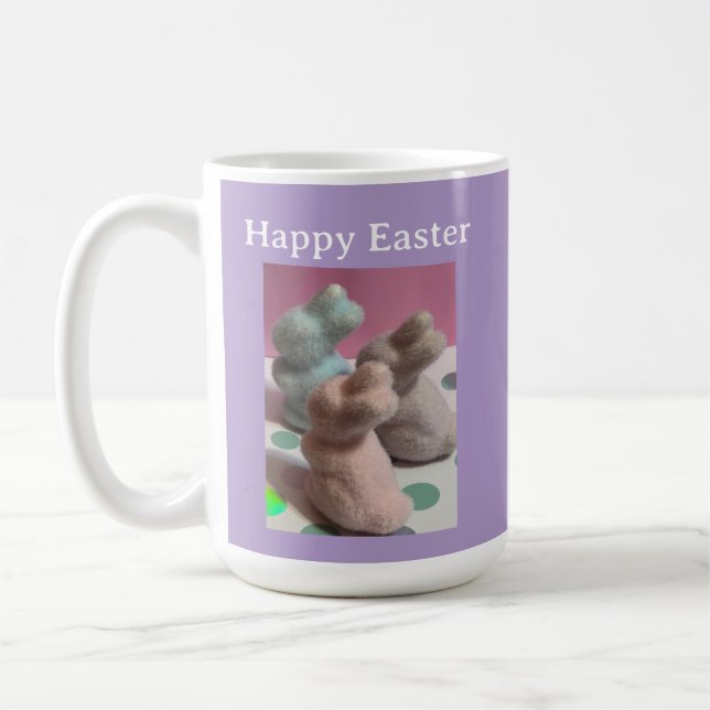 Café Taza con conejo de Pascua (Izquierda)