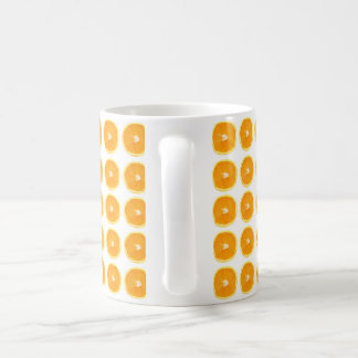 Café Taza con diseño de naranjas