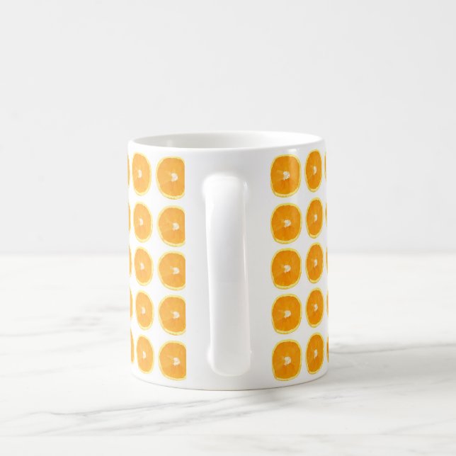 Café Taza con diseño de naranjas  (Mango)
