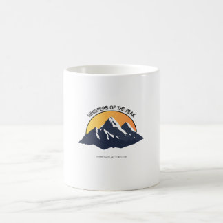 Café Taza con diseño estético de montaña de la naturale