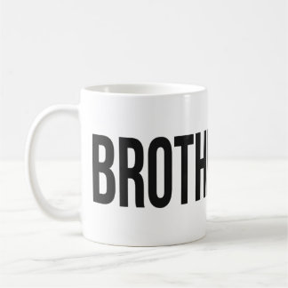 Café Taza con el logotipo de HERMANDAD Negro