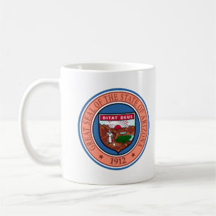 Café Taza con el sello del estado de Arizona EE. UU.