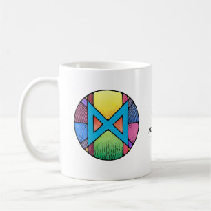 Café Taza con el símbolo Dagaz de Art Nouveau – ¡DESPER