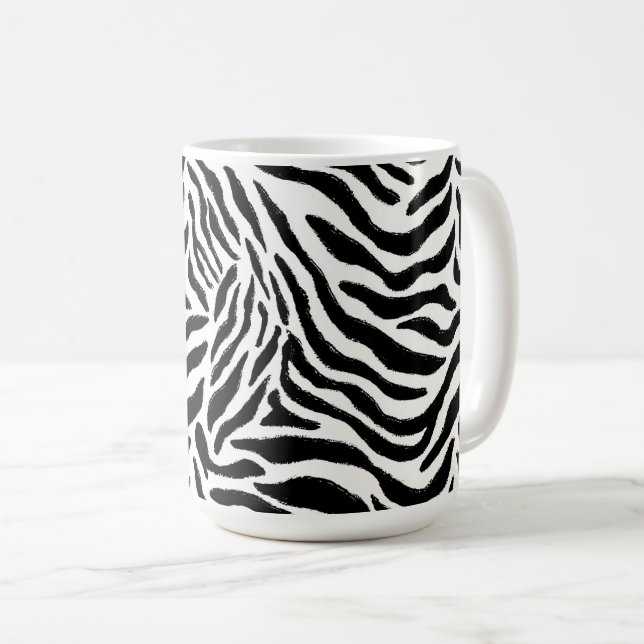 Café Taza con estampado de cebra (Anverso derecho)