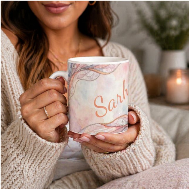Café Taza con estampado de libélula (Subido por el creador)