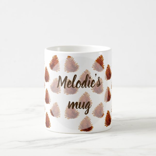 Café Taza con estampado de piñas (Centro)