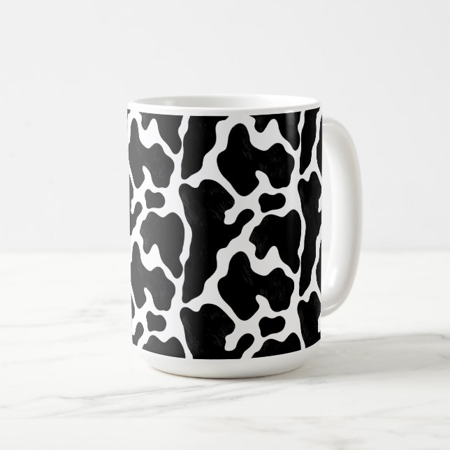 Café Taza con Estampado de Vaca (Anverso derecho)