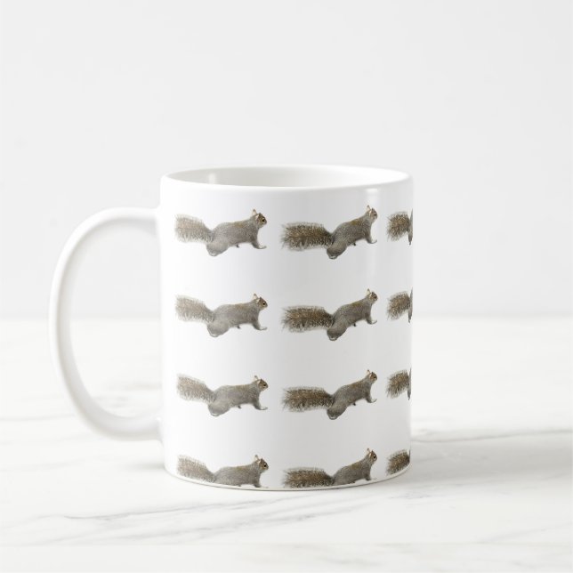 Café Taza con foto de ardilla (Izquierda)