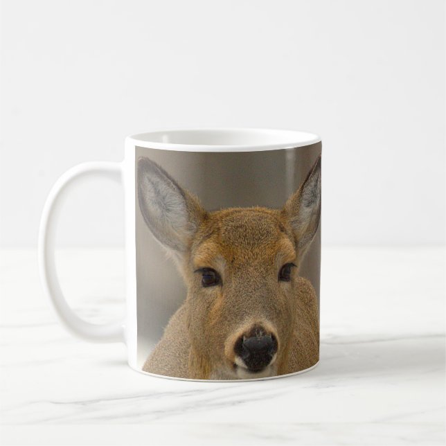 Café Taza con foto de ciervo (Izquierda)