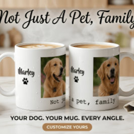 Café Taza con foto de perro, No solo una mascota