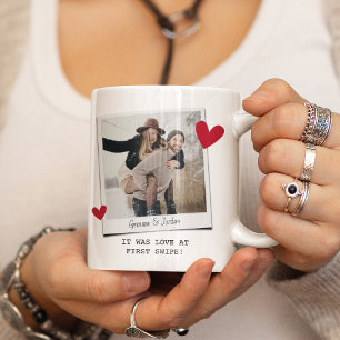 Café Taza con foto regalo de amor a primera pasada