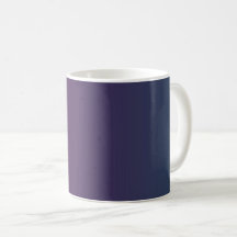 Taza con gradiente elegante de ombre azul púrpura