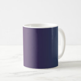 Café Taza con gradiente elegante de ombre azul púrpura