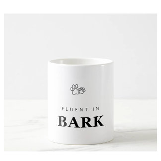 Café Taza con huella de garra divertida para amantes de