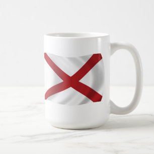Café Taza con la bandera de Alabama
