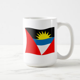 Café Taza con la bandera de Antigua y Barbuda