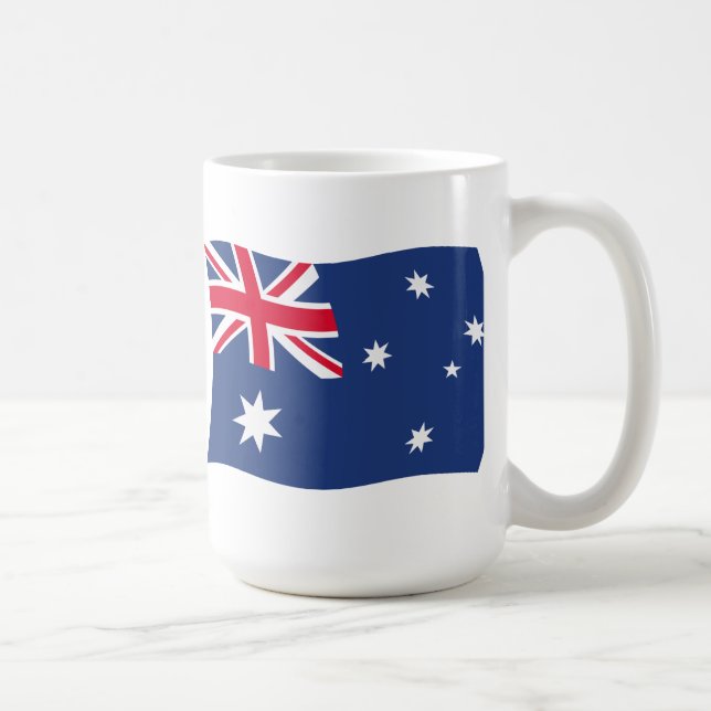 Café Taza con la bandera de Australia (Derecha)