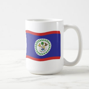 Café Taza con la bandera de Belice