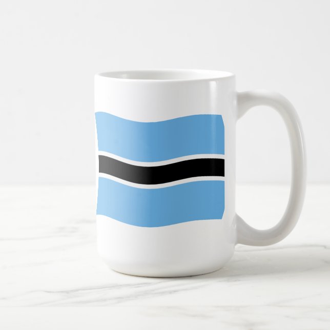 Café Taza con la bandera de Botsuana (Derecha)
