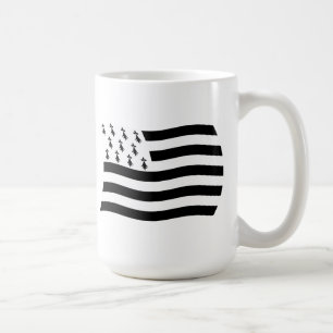 Café Taza con la bandera de Bretaña