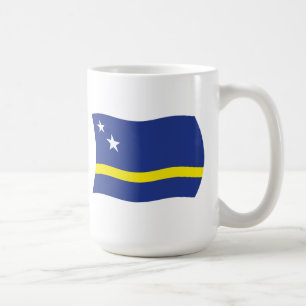 Café Taza con la bandera de Curazao