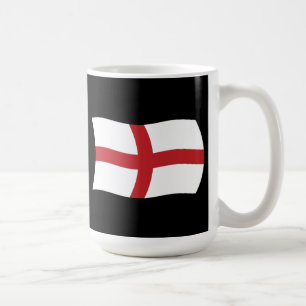 Café Taza con la bandera de Inglaterra