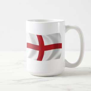 Café Taza con la bandera de Inglaterra