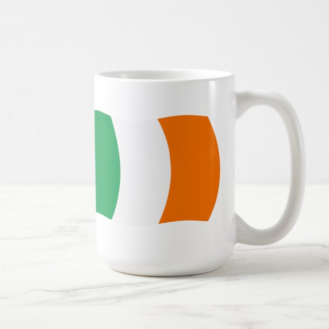 Café Taza con la bandera de Irlanda (Derecha)