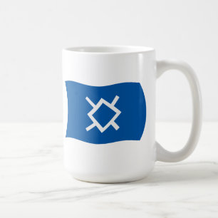 Café Taza con la bandera de los cheyenes del norte