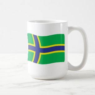 Café Taza con la bandera de los vepsios