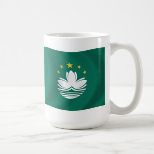 Café Taza con la bandera de Macao
