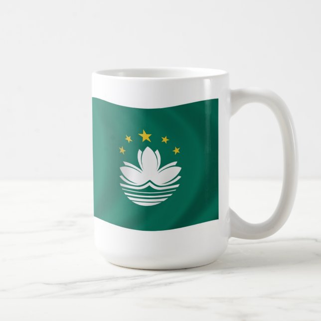Café Taza con la bandera de Macao (Derecha)
