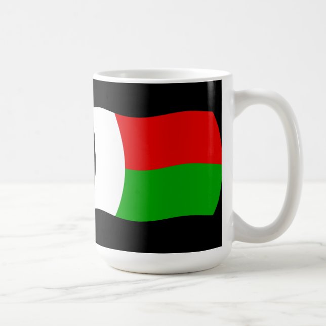 Café Taza con la bandera de Madagascar (Derecha)