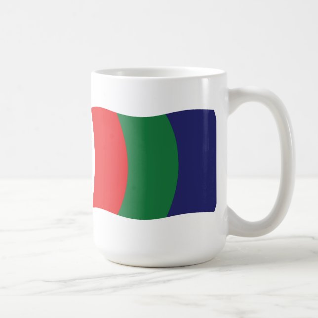 Café Taza con la bandera de Marte (Derecha)