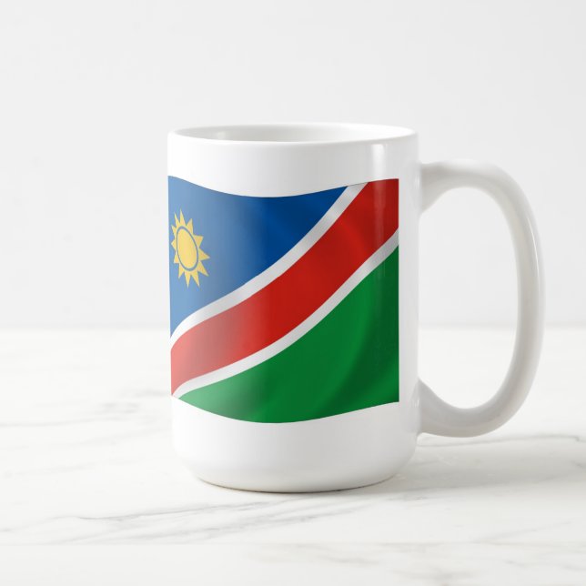 Café Taza con la bandera de Namibia (Derecha)